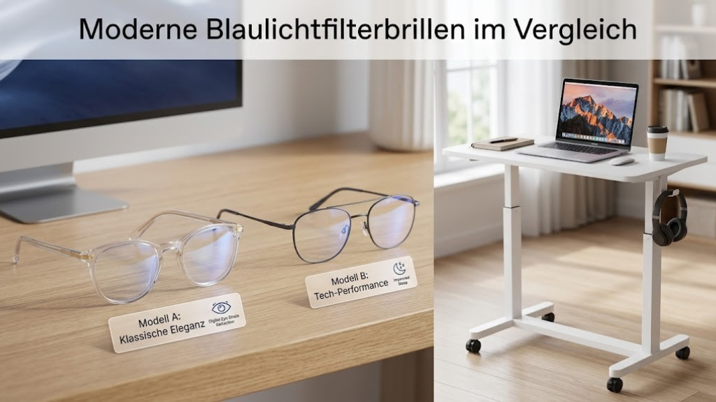 Moderne Blaulichtfilterbrillen im Vergleich